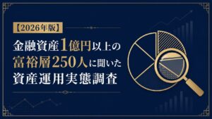 富裕層250人の資産運用実態調査2026の全体像を示すインフォグラフィック